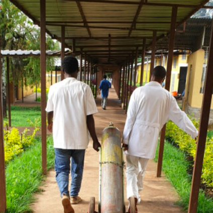 oxigeno para el hospital de gambo etiopia